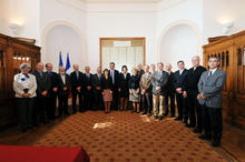 Photo de groupe du Conseil scientifique réunit à l'ENSP