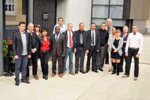 Photo de groupe des futurs dirigeants d'entreprises de sécurité privée qui intègrent la formation ENSP en octobre 2013