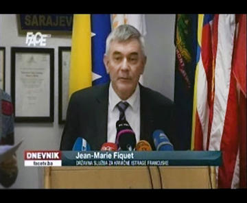 Jean-Marie Fiquet à la télévision bosnienne