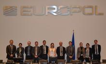 Commissaires stagiaires de la 62ème promotion à Europol