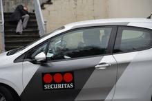 Visuel voiture, logo Securitas
