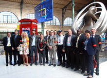 Partenariat SNCF et ENSP, photo de groupe